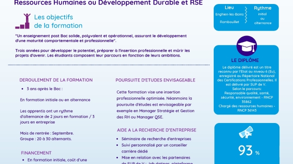 Bachelor Management et gestion d'entreprise