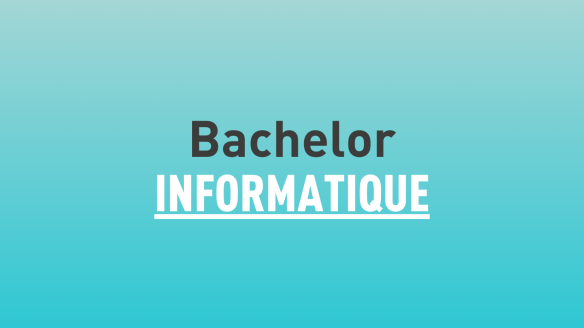 Bachelor Informatique 