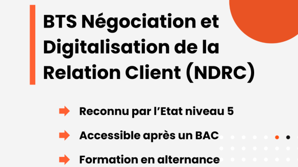 BTS Négociation et Digitalisation de la Relation Client